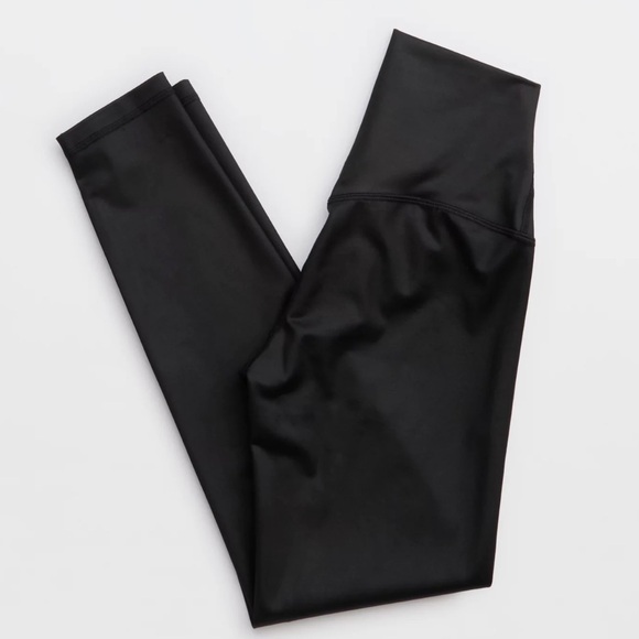 Aerie Black High-Waisted Leggings - Picture 2 of 3